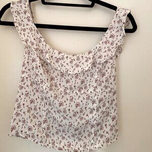 Free People Smocked Summer Crop Top
